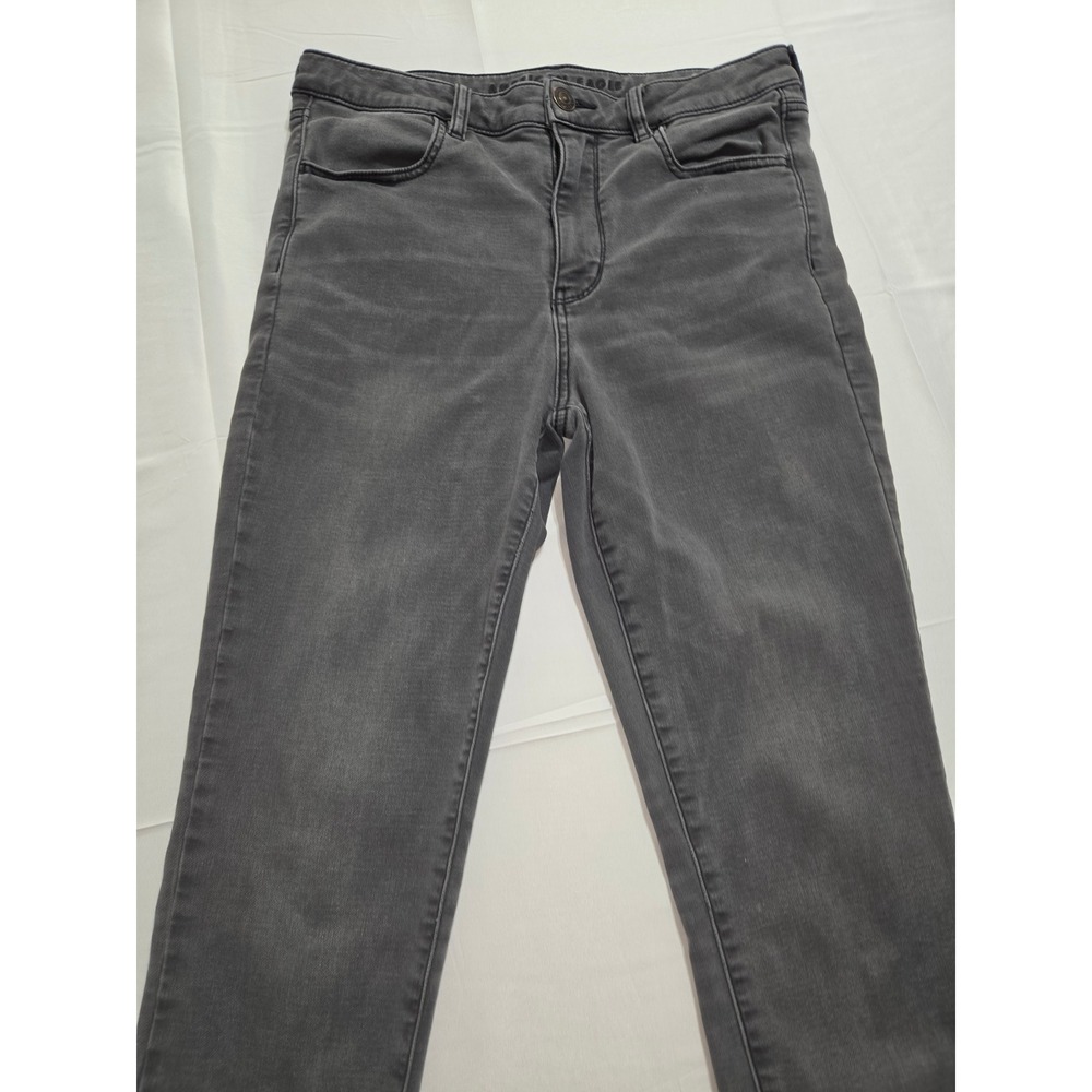 American Eagle Ne(x)t Level Stretch Skinny Jeans Gray High Rise Womens Size 12